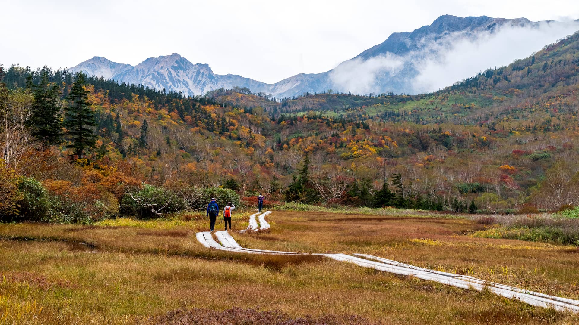 Mountains in Iimori, Hakuba