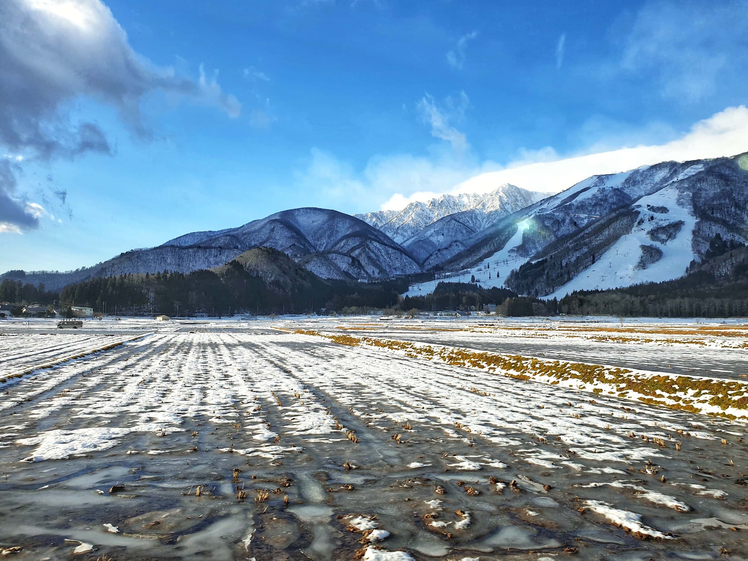 Mountains in Iimori, Hakuba